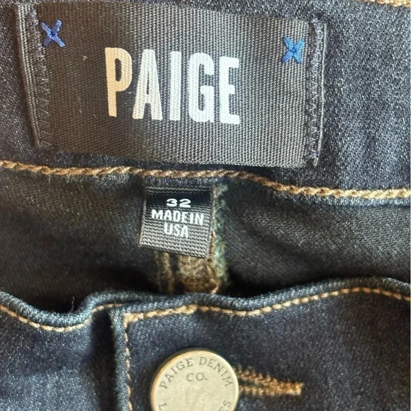 PAIGE Skyline Midrise Skinny Maternity Jeans - Picture 6 of 12